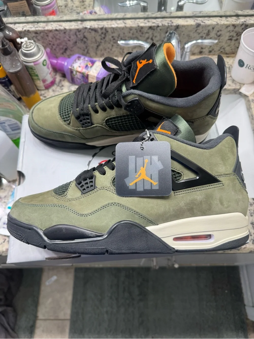 Custom made Jordan 4 1.1 grade size 14 new
